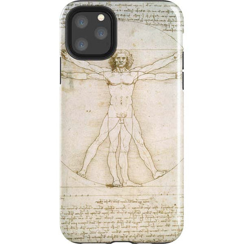 Da Vinci - The Proportions of Man by Da Vinci iPhone Cases